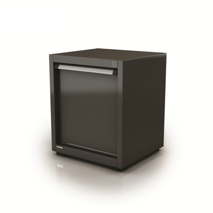 Abfallbehälter-Einzel-Modul mit Doppeltem Einsatz