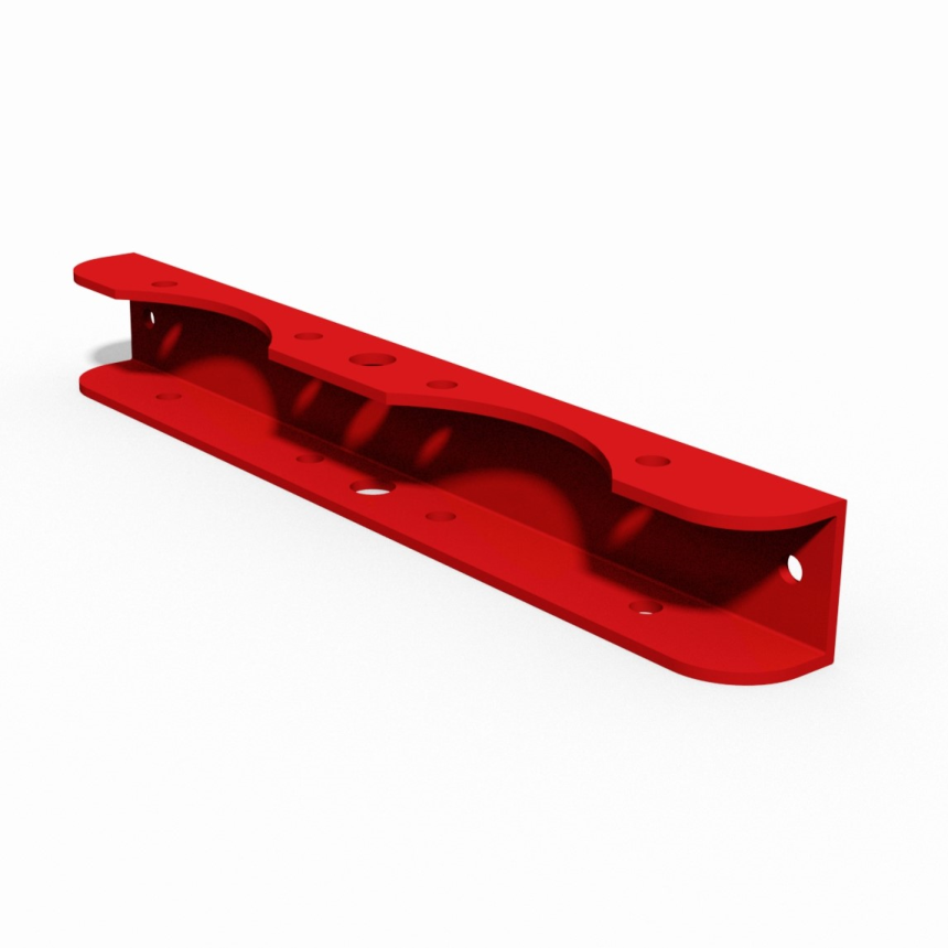 Halterung  für Doppellöscher unten