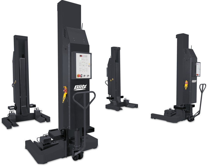 Mobile Radgreifer Blitz HydroLift S3 - 6,2 to/Säule