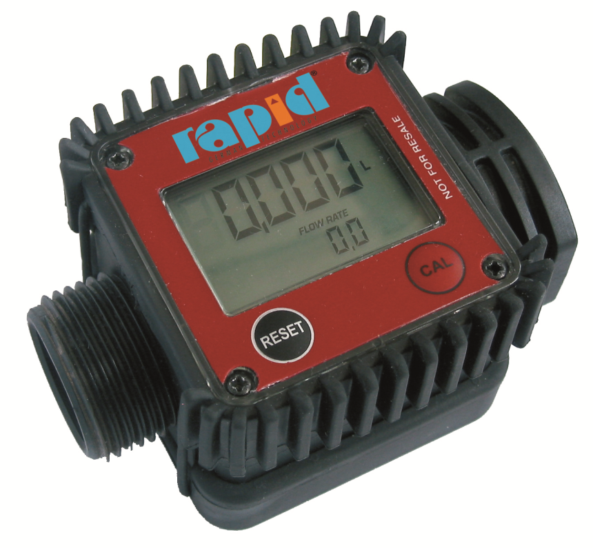 Digitaler Durchflusszähler mit LCD-Display KX24