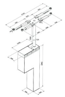 1-Stempelbühne Pitlift mit X-Aufnahme