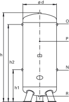 Druckluftbehälter Blitz KS 250/16
