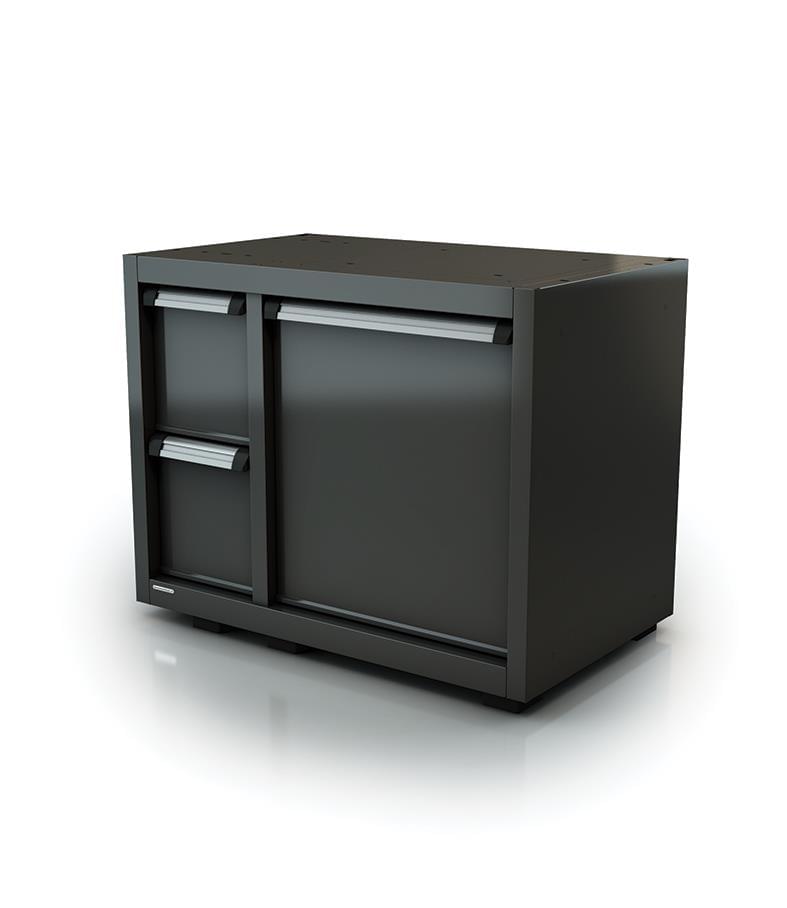 Abfallbehältermodul mit 4 Behältern