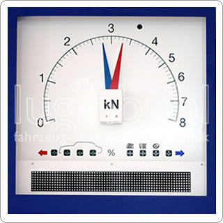 Analog Bremsprüfstand 4 to PW/Lieferwag.