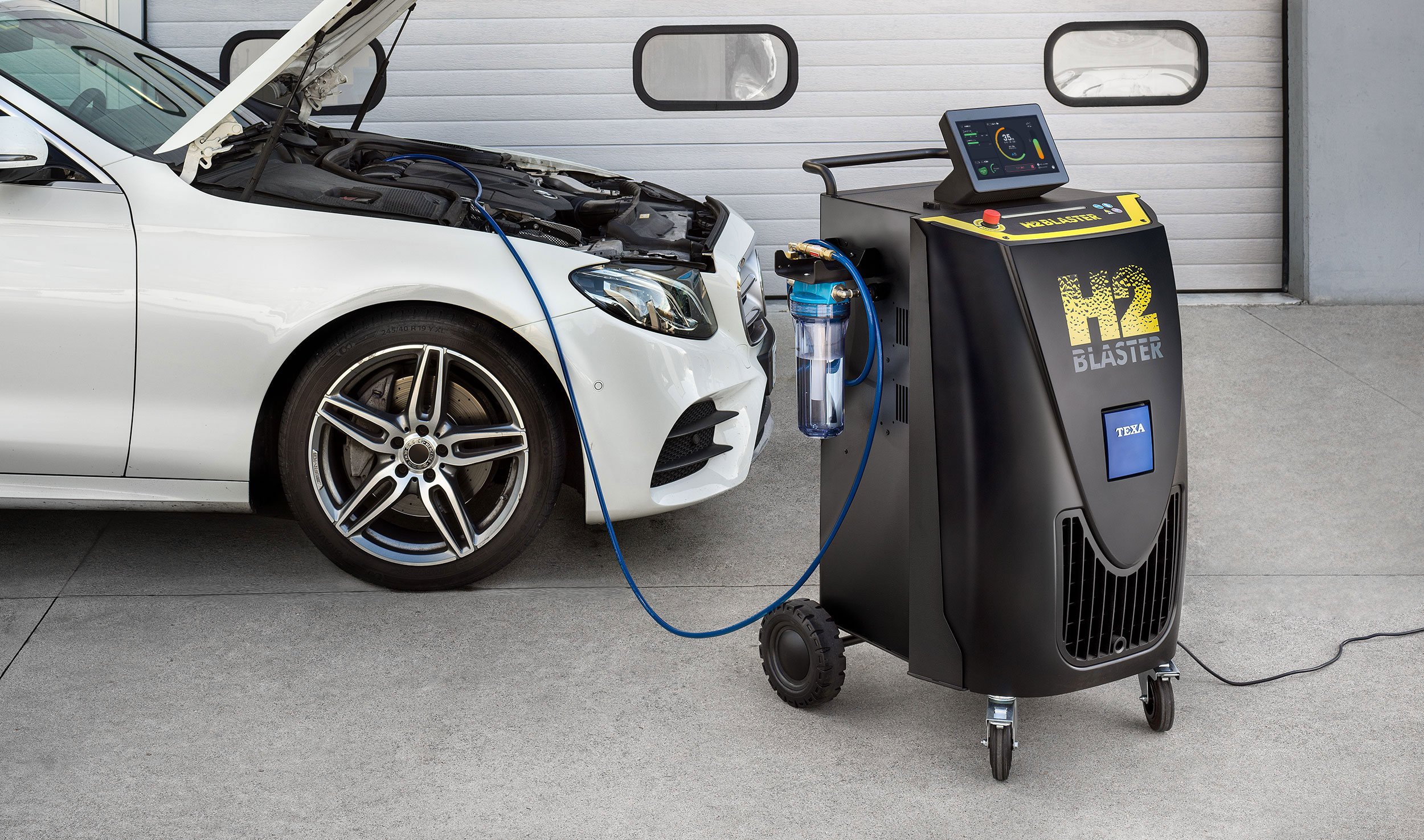 Texa H2 BLASTER mit Edelstahltank