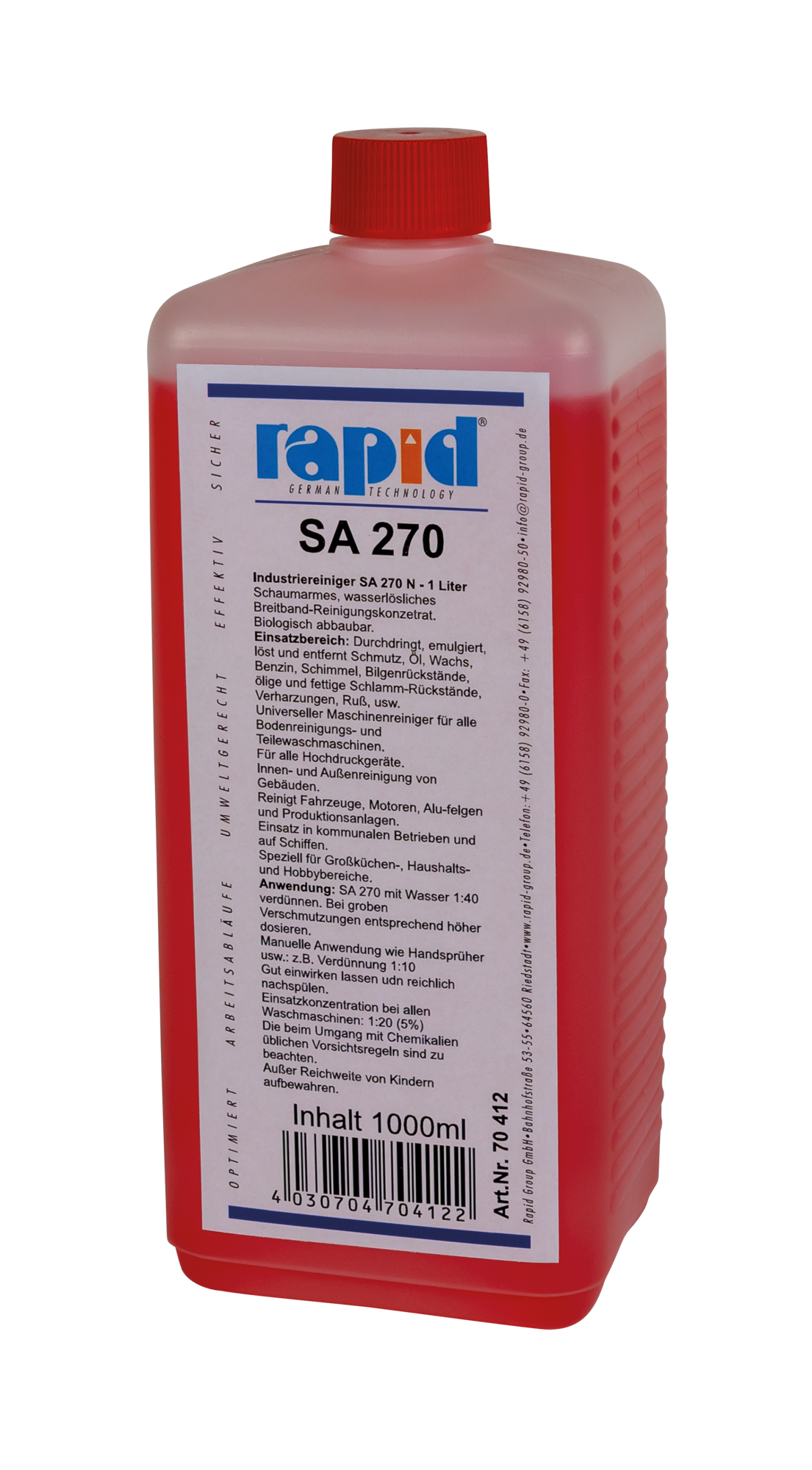 Reinigungskonzentrat Rapid SA 270-1