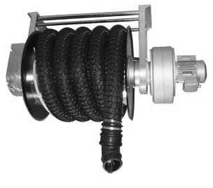 Kompaktschlauchaufroller mit Federantrieb, Typ SARV-F65 für PKW