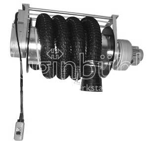 Kompaktschlauchaufroller mit Motorantrieb, Typ SARV-E120H für LKW