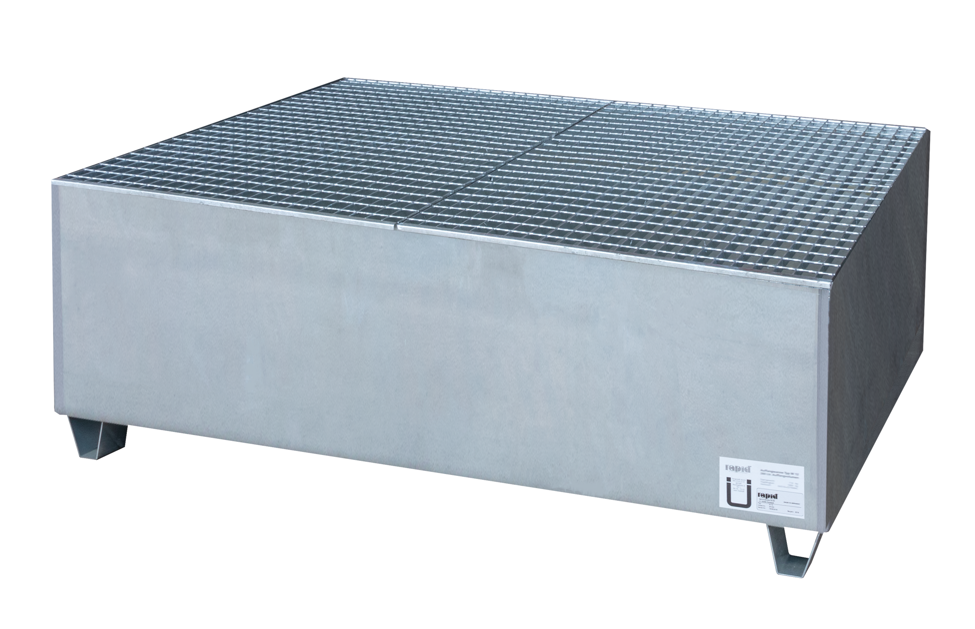 Auffangwanne W 02-IBC aus Stahl, verzinkt