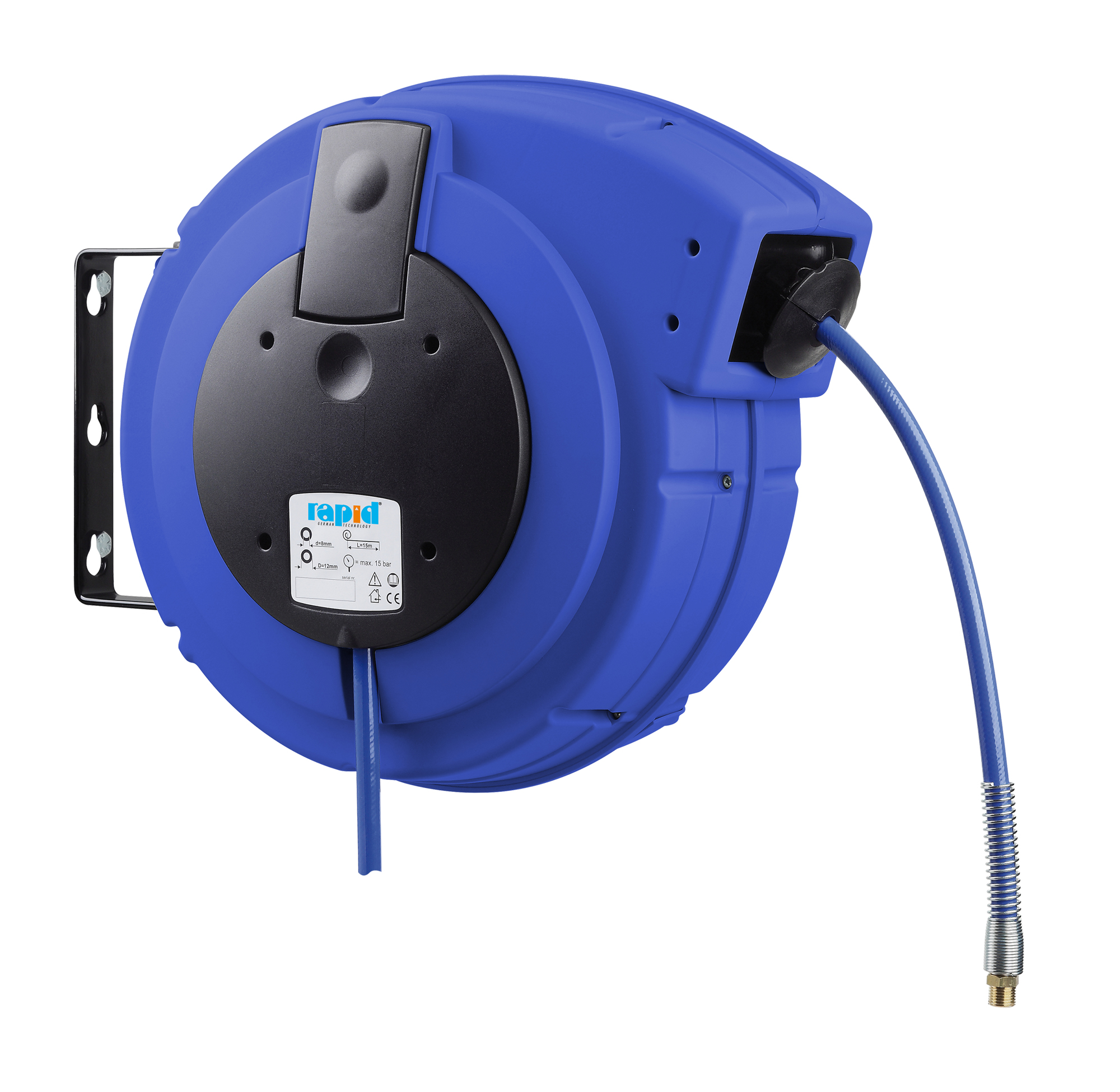 Schlauchaufroller Druckluft Rapid Baureihe 1